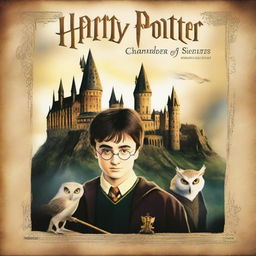 Create an image with the title 'Harry Potter & Chamber of Secrets'