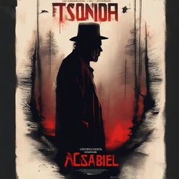 Create a movie poster for a horror film titled 'El sonido del cascabel'