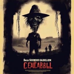 Create a movie poster for a horror film titled 'El sonido del cascabel'