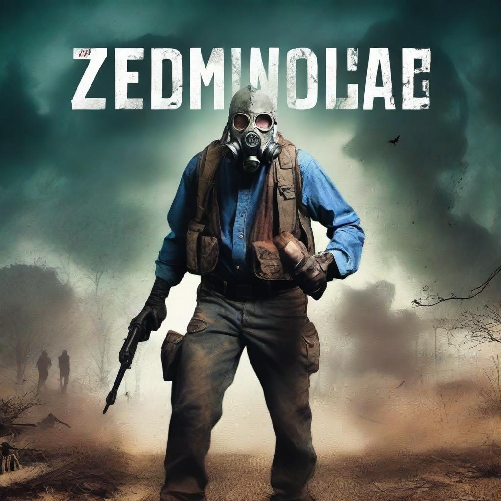 Generate a book cover for an apocalyptic zombie story