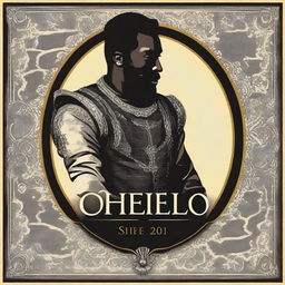 Create a poster for the theatrical play "Othello" by William Shakespeare in a historical style