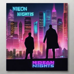 Create a dynamic and eye-catching movie poster with a futuristic cityscape in the background and a silhouette of a mysterious hero in the foreground