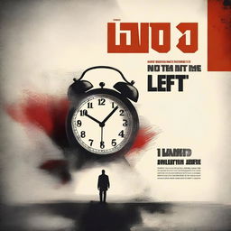 Generate a dramatic movie poster for a film called 'No Time Left'