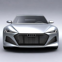 Generate an image of a futuristic Audi A6 concept car