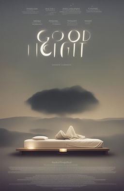 This is a request to create a movie poster for a fictional film called 'Good Night'