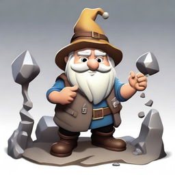 Create an image of a rock gnome artificer