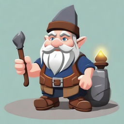 Create an image of a rock gnome artificer