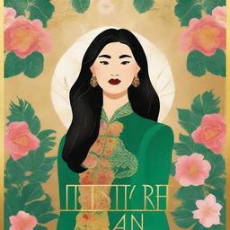 Redesign the book cover for "Crazy Rich Asians"