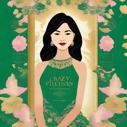 Redesign the book cover for "Crazy Rich Asians"