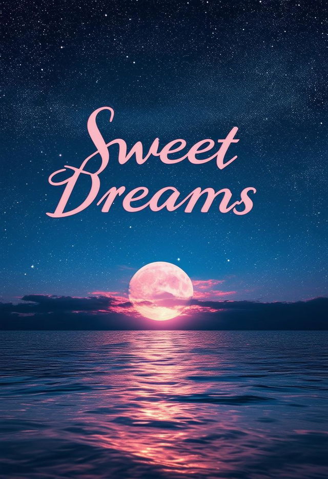 This is a request to generate a book cover with the text 'Sweet Dreams' using the book cover adapter