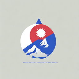 Generate additional fusion designs for a t-shirt that combines the logos of the Asian Institute of Technology (AIT) and the Nepali Society (NS)