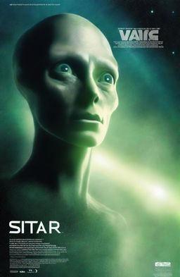 Create a high-definition movie poster for a science fiction film titled 'Star Seed'