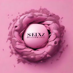 Generate an image for a new album by SKZ called 'Broken World', featuring Pink Viper