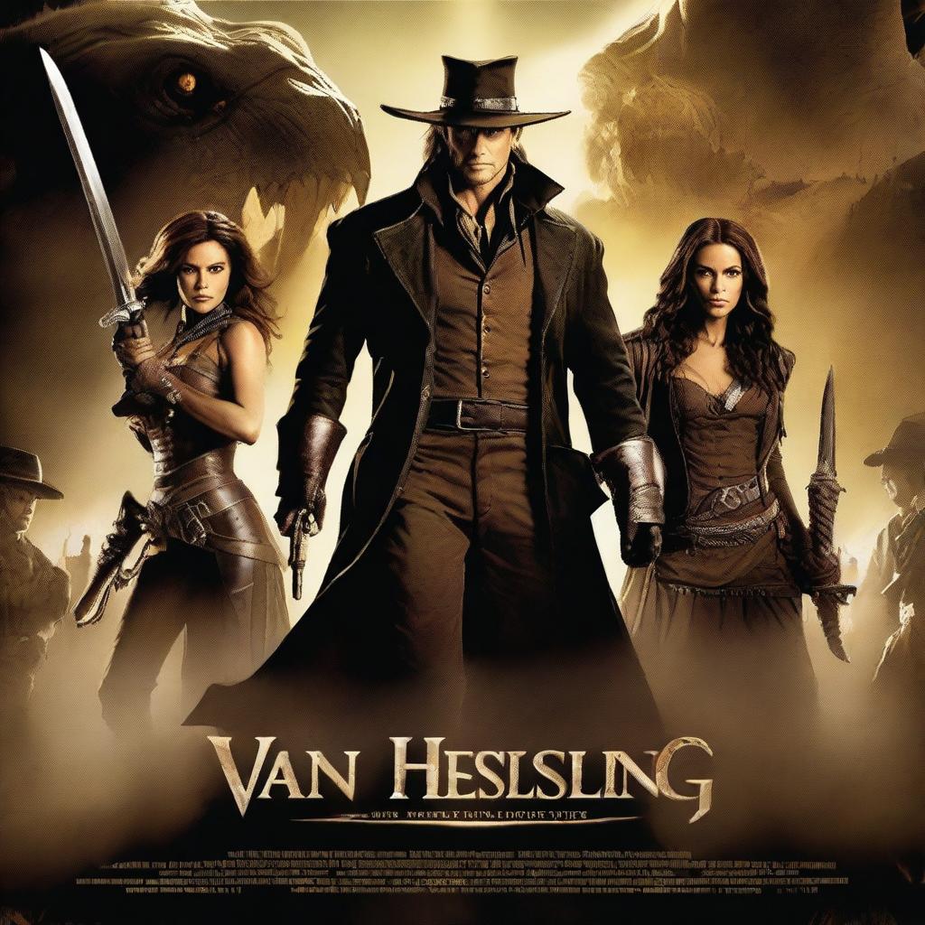 A vintage Van Helsing II movie poster for Universal Pictures set in the early 1900s