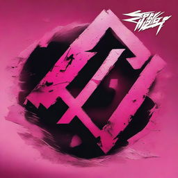 Create an image for a new Stray Kids album titled 'Broken World', featuring Pink Viper