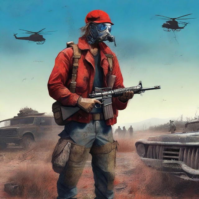 Design a book cover for a post-apocalypse war story