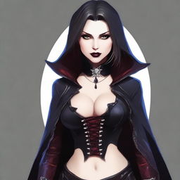 Generate an image of a sexy vampire rogue