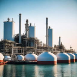 An image representing the LNG (Liquefied Natural Gas) industry