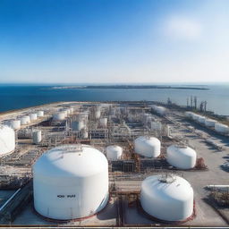 An image representing the LNG (Liquefied Natural Gas) industry