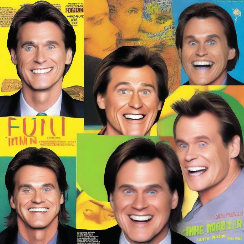 Generate a movie poster featuring the actor Jim Carrey