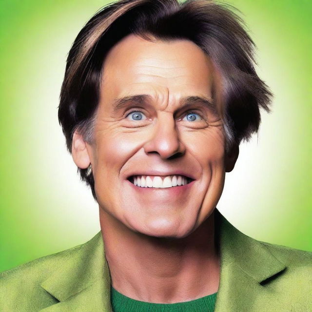 Generate a movie poster featuring the actor Jim Carrey