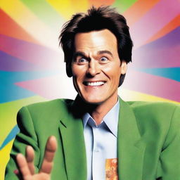 Generate a movie poster featuring the actor Jim Carrey