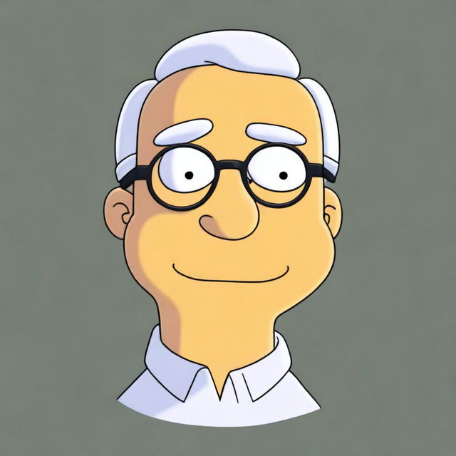 Generate a hyperrealistic image of the character Herbert from Family Guy