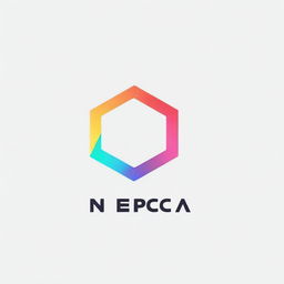 Create a logo for an online shop called 'Nepca'. The logo should be modern, sleek, and represent the digital marketplace.