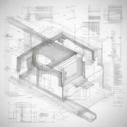 Create an image of a working drawing