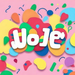 Generate an image of the word 'Jejeje' in a playful and colorful style.