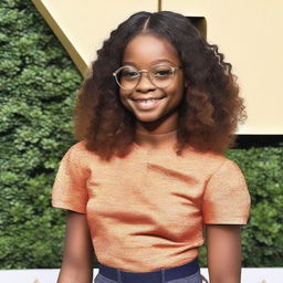 Generate an image of Marsai Martin as a 19-year-old