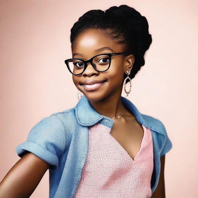 Generate an image of Marsai Martin as a 19-year-old