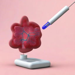 Generate an image of a biosensor detecting the antiretroviral drug Tenofovir