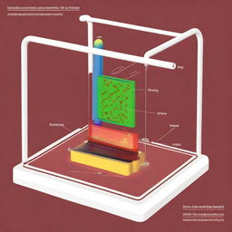 Generate an image of an enzyme-based electrochemical biosensor