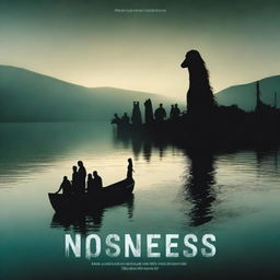 Generate a film poster for a movie titled 'LOCH NESS TERROR'