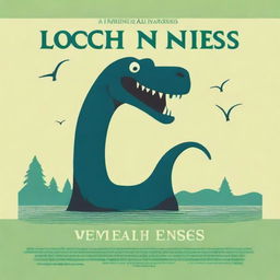 Generate a film poster for a movie called 'LOCH NESS'