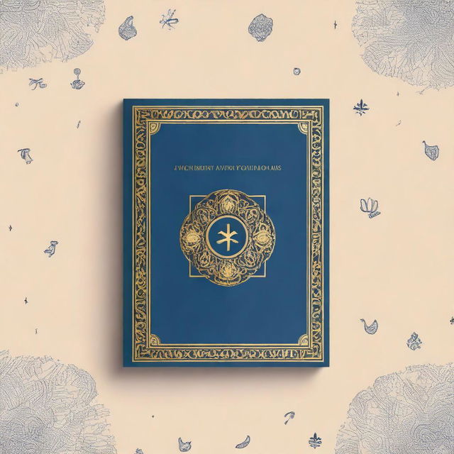 Generate an image of a book cover for a religious book