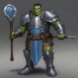 Generate an image of a paladin orc