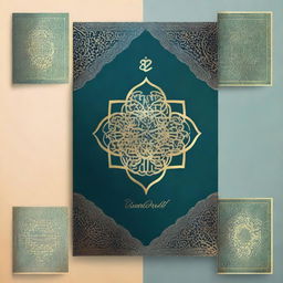 Create a respectful and elegant Islamic religious book cover