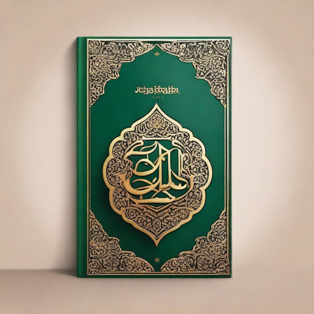 Design a book cover for an Islamic religious book named 'Ihya Ulumuddin'