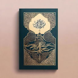 Design a book cover for an Islamic religious book named 'Ihya Ulumuddin'