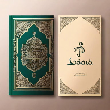 Create a design for an Islamic book cover