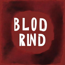 Create a book cover for 'Blood Runs Cold: A Fashion Exploration of Phobias' by Kate Jansene Dumolong