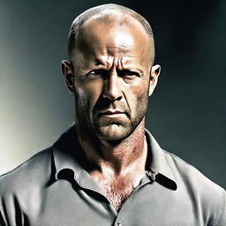 Create an image for an action movie starring Jason Statham