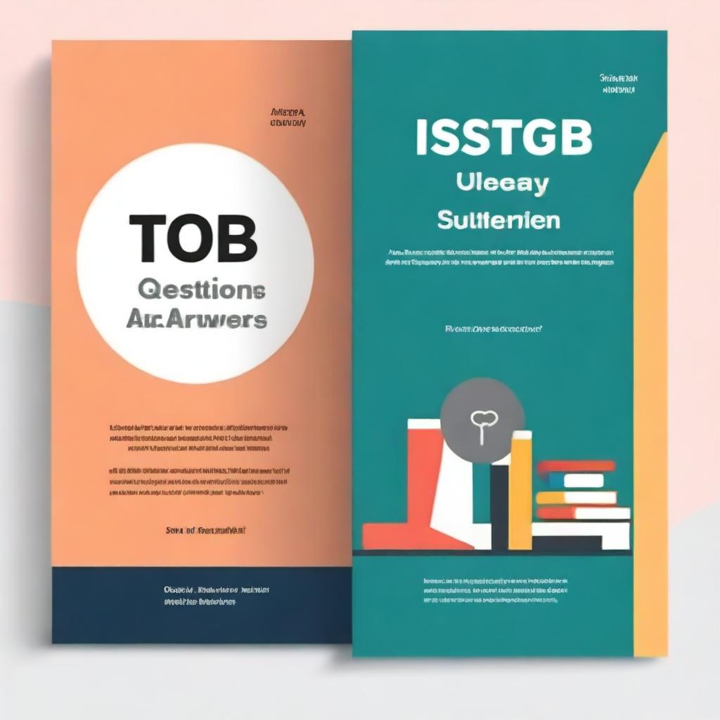 Create a cover for a book with the title 'ISTQB exam: questions and answers'