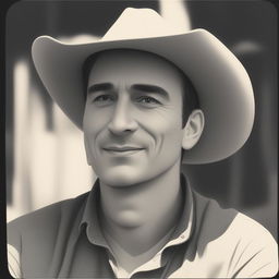 A profile picture of a man with a friendly and rugged appearance, wearing a classic, wide-brimmed cowboy hat.