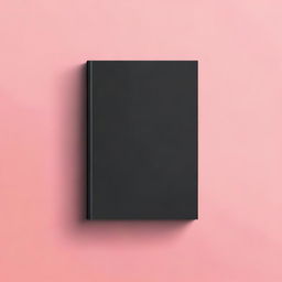 Generate an image of a blank book cover ready for customization