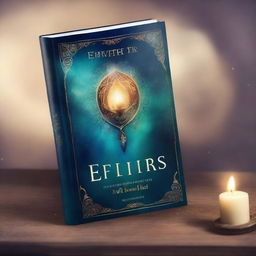 Create a fantasy book cover for a book titled 'Ether's Reverie' with a subtitle 'Soul's Journey'