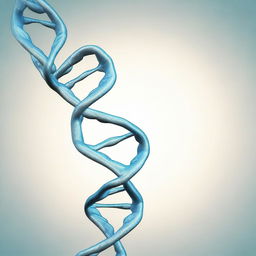 Generate an image featuring a DNA structure, typically found in a biology context