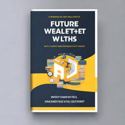 Create a book cover for an ebook named 'Future Wealth: Mastering the Future of Marketing'